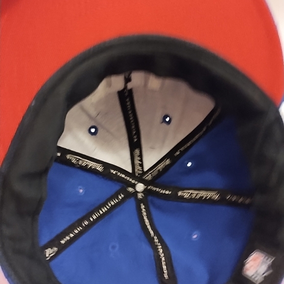 Mitchell and Ness blue/red baseball cap size 7 3/8 - Picture 8 of 11